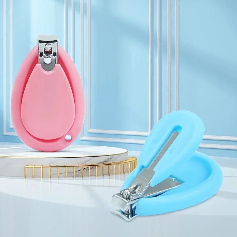 4pcs Infant Baby Clipper Nail Set, Baby Grooming Kit, 4-in-1 Baby Care Set, Baby Nail Clipper, Scissors, File, Tweezer