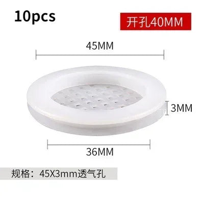 5/10pcs Air Vent Cover Plastic Round Louver Mesh Hole Plug Cabinet Grille Ventilation Systems Decorative Furniture Accessories