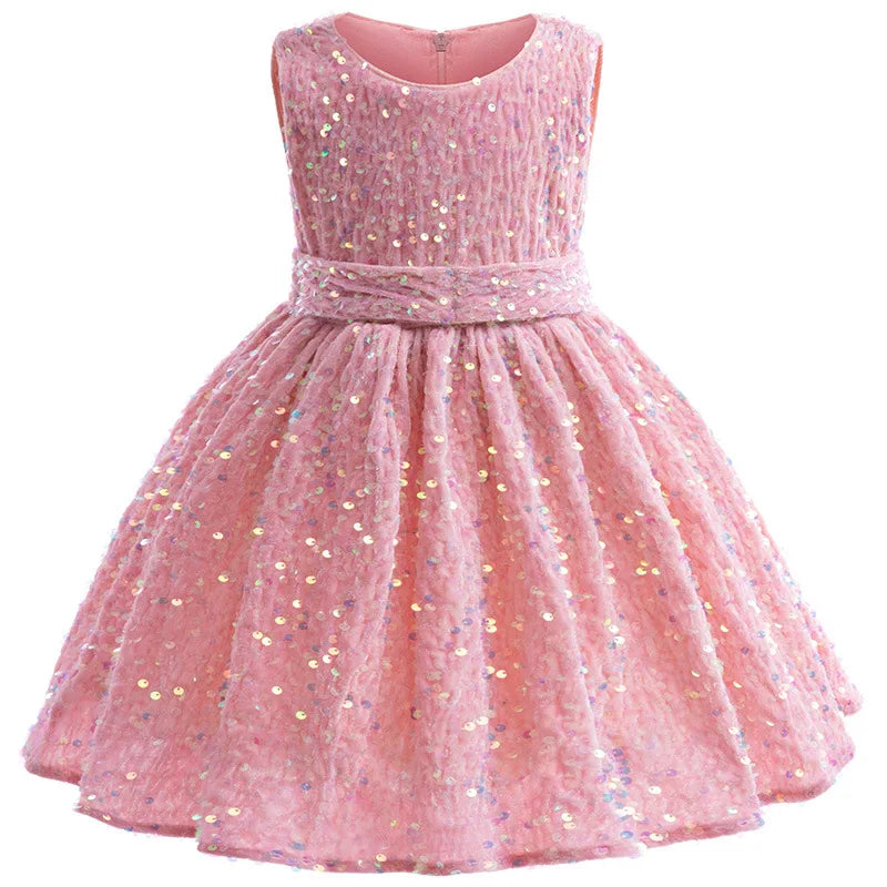 NEW Baby Dress Lace Flower Christening Baptism Clothes Newborn Kids Girls First Years Birthday Princess Infant Party Costume
