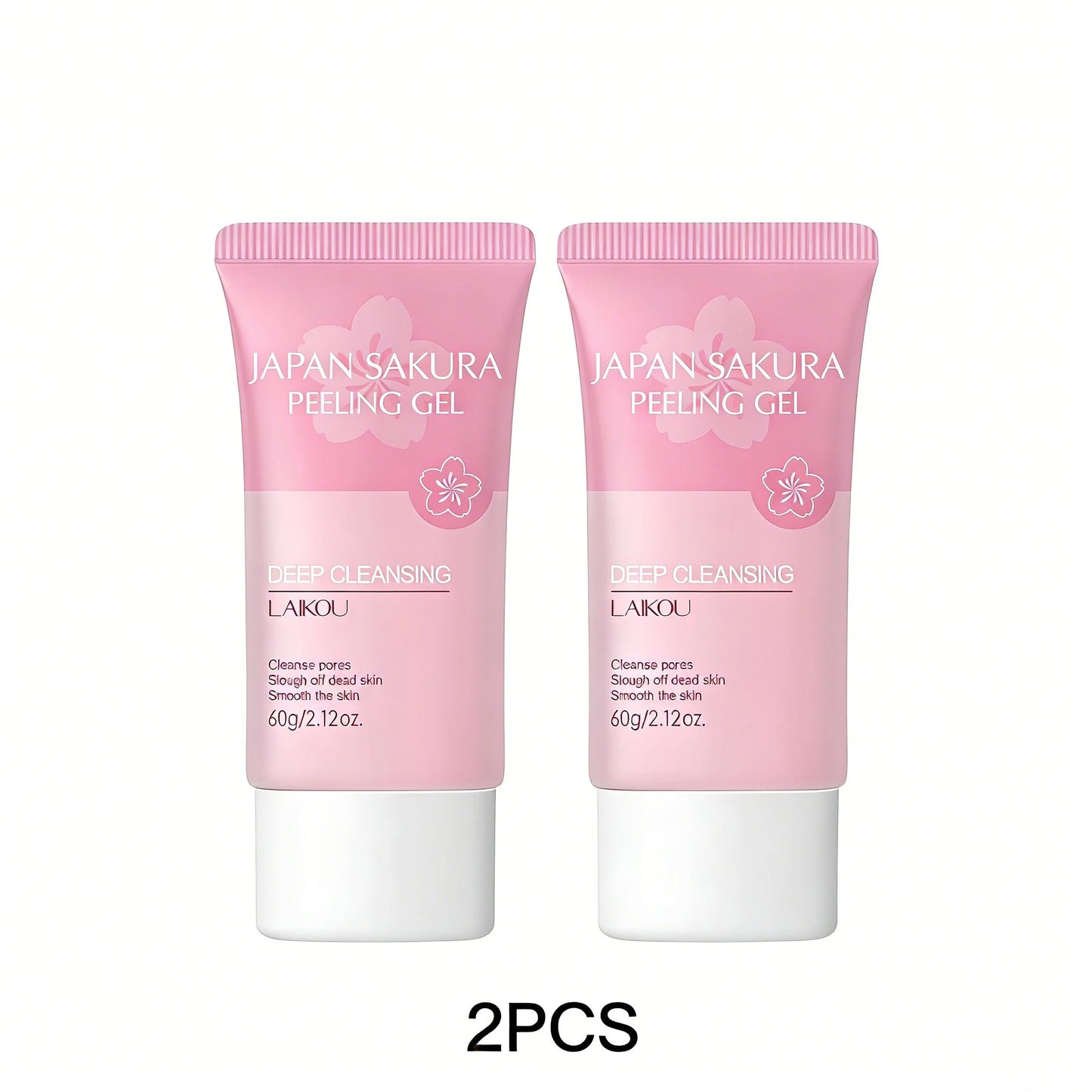 LAIKOU Sakura Face Peeling Gel Facial Exfoliation Cleans Pores Moisturizing Oil Control  Facial Scrub Skin Care 60g