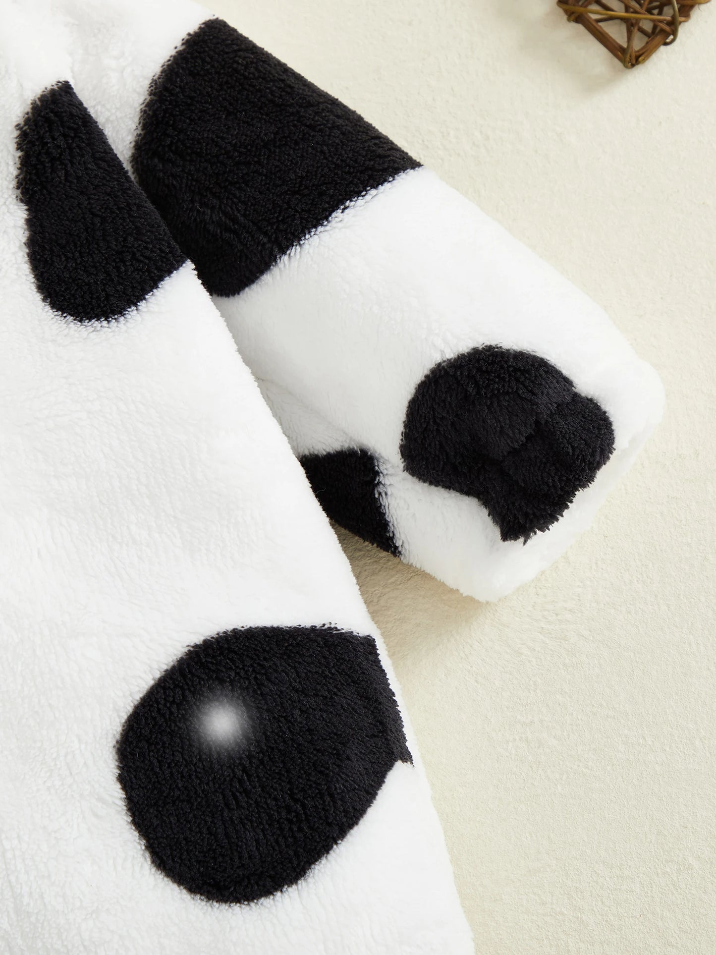 Halloween Costumes Baby Romper, Long Sleeve Hooded Fall Bodysuit Cow Cosplay Costume Halloween Clothes for Girls Boys