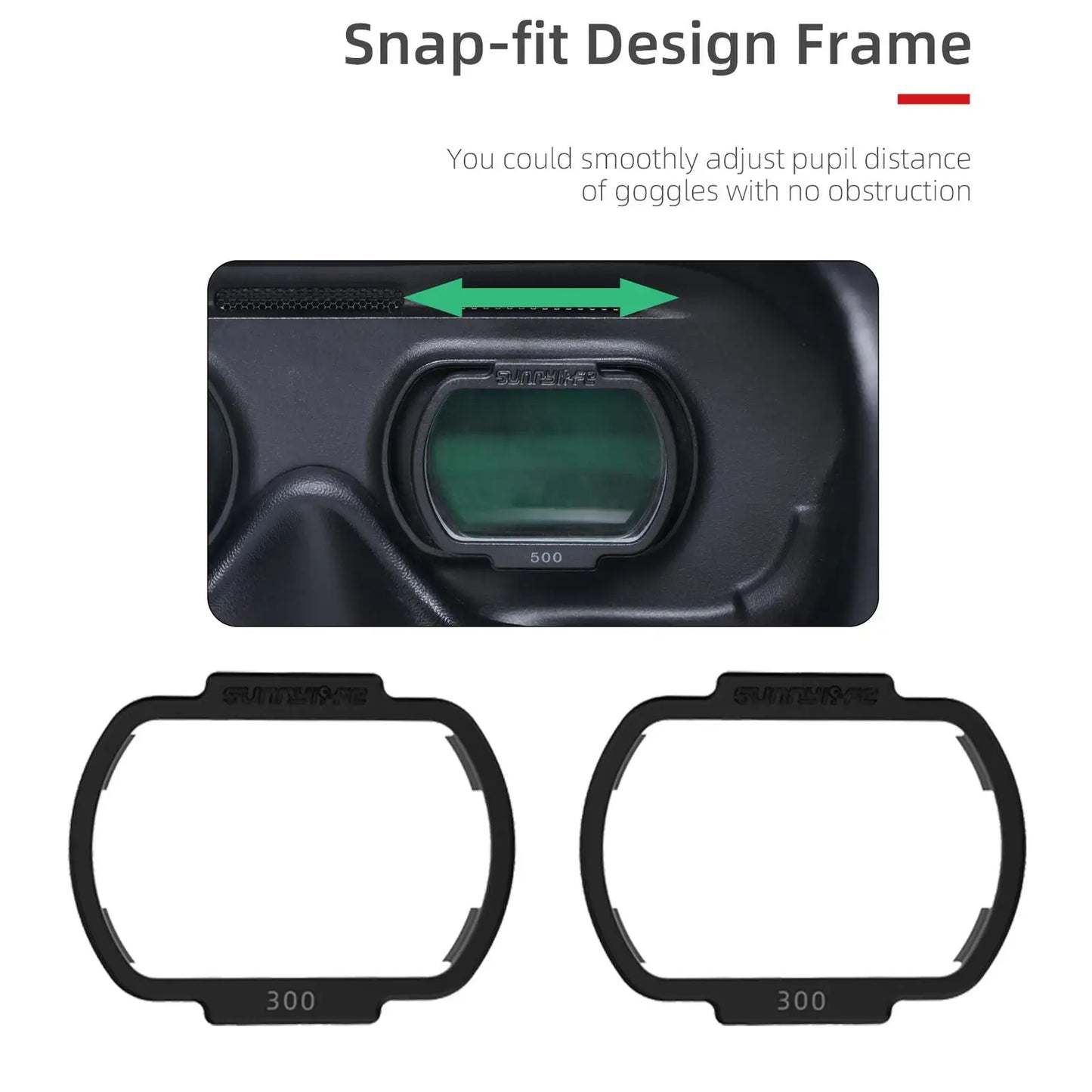 FPV Goggles Diopter Corrective Lenses Myopia Glasses Lenses Nearsighted Lenses Set Fit for DJI Digital FPV Goggles V2 Accessory