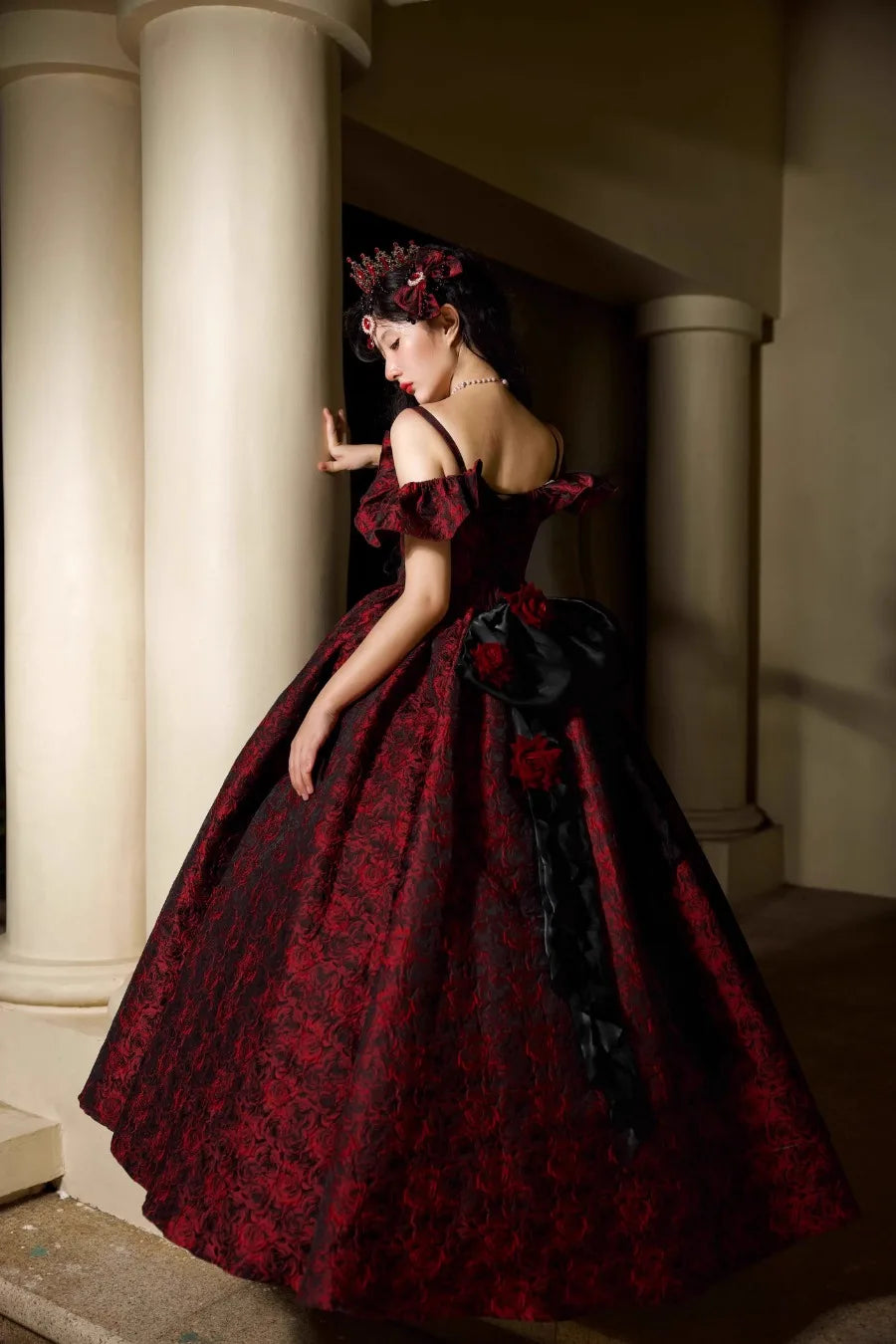 Coalfell New Lolita Princess Dress Elegant Party Gown Luxury Lolita Ball Gown Flower Wedding Dress