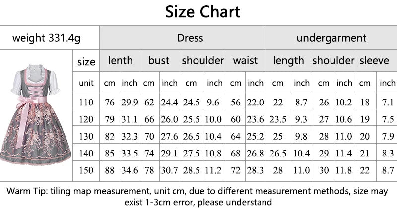 Halloween Carnival Cosplay Costume German Oktoberfest Maid Dress Woman Bavarian Traditional Embroidery Outfits Performance Girl