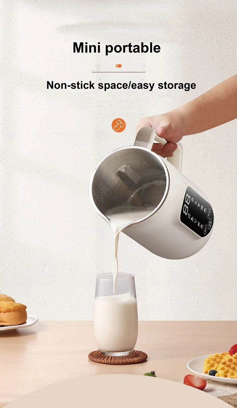 1.8L Soy Milk Machine 18h Appointment Filter-free Wall Breaking Machine Mixer Home Electric Juicer Multifunctional Food Process
