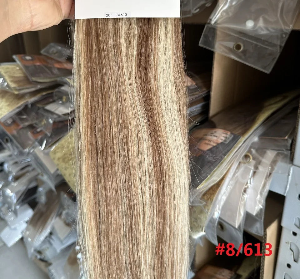 ZZHAIR 100% O Brazilian Human Remy Hair Extensions 16"-24" 2pcs Set 70g 80g Clips-in Two Pieces 2x10cm Natural Straight