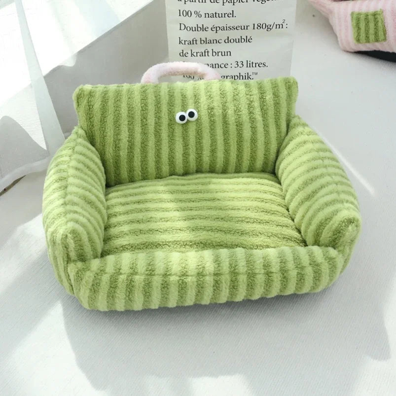Cushion Winter Bed Puppy Special Sofa Kennel Winter Warm Pet Internet Celebrity Cat Nest Small Dog Dog Sleeping Mat