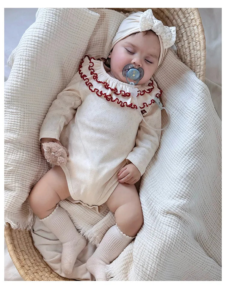 baby girls rompers cute cotton baby boys onesie triangle climbing suit