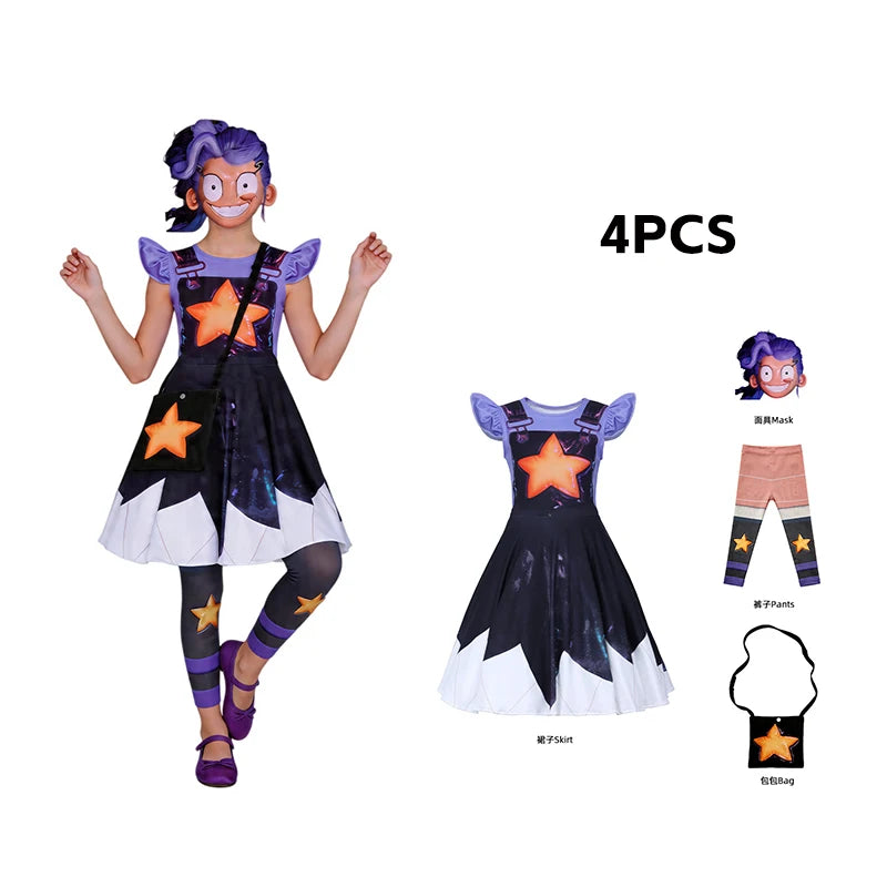 2026 Horror Game Cosplay Costumes Lily Halloween Carnival Party Fancy Dress Up Outfits Girls Role-playing Clothing