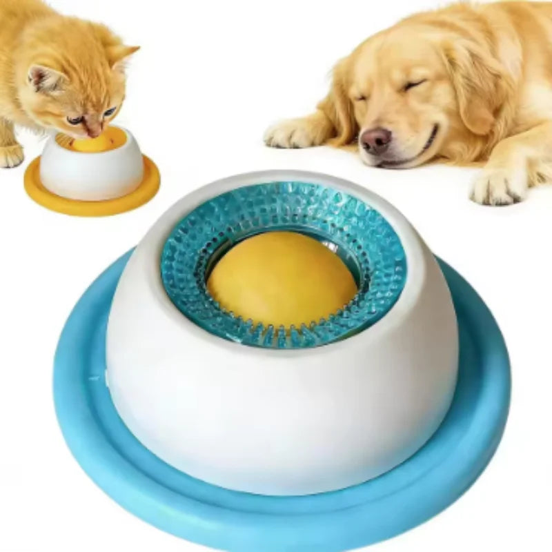 Pet Lick Toy Slow Feeding Dispenser Interactive Enrichment Training Crate Accessory for Dog Cat Puppy