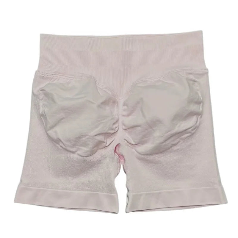 HISTELLO Sports Shorts 4.5‘’ High Waist Women Yoga Workout Shorts Seamless Leggings Stretch Fitness Sweatpants Gym Short