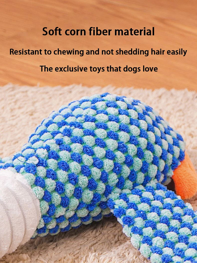Pet Vocalizing Wild Goose Toy, Dog Chewable Teething Stick, Boredom Relieving Plush Doll, Small Dog Universal Product