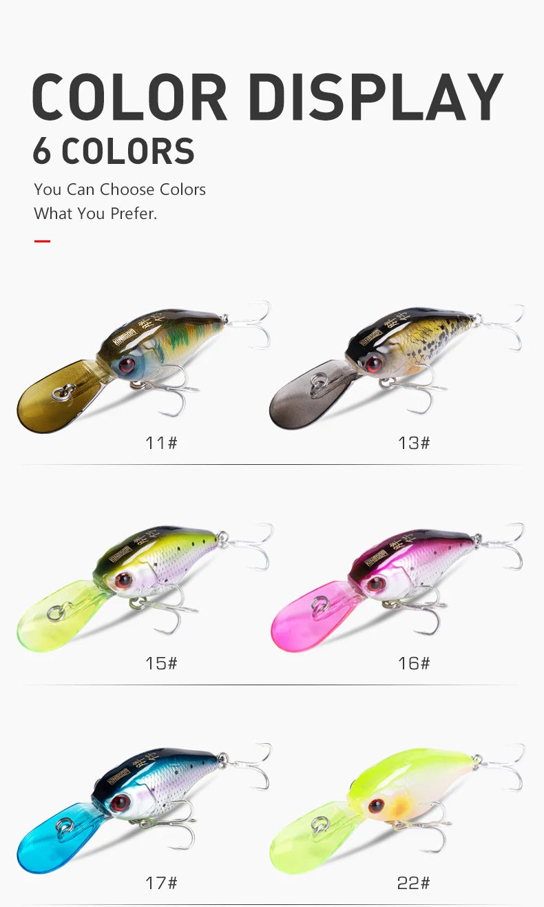 Kingdom Crankbaits Fishing Lures  5g 37mm Slow Sinking Minnow Swing Small Cranks Artifical Baits Hard Wobblers For Bass Trout