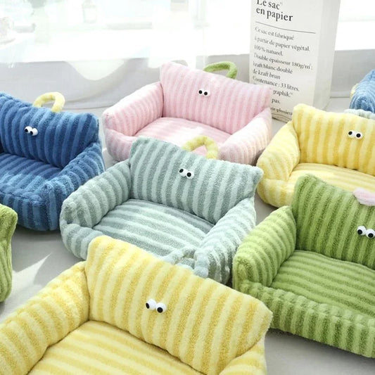 Cushion Winter Bed Puppy Special Sofa Kennel Winter Warm Pet Internet Celebrity Cat Nest Small Dog Dog Sleeping Mat