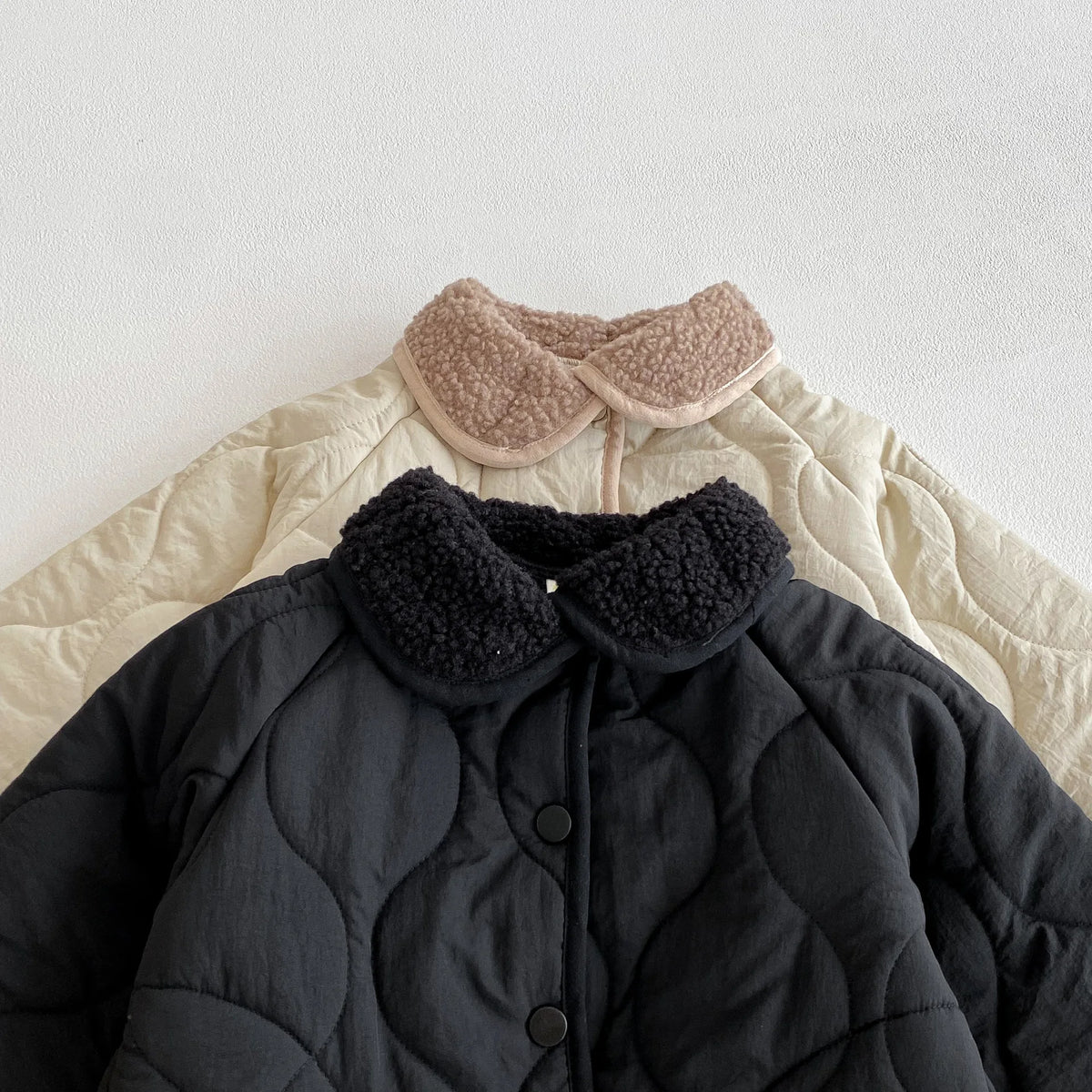 Kids Long Sleeve Warm Home Clothes Toddler Kids Girl Clothes 1-6Y Korean Retro Plus Velvet Baby Boy's Coat 2025 Autumn Winter