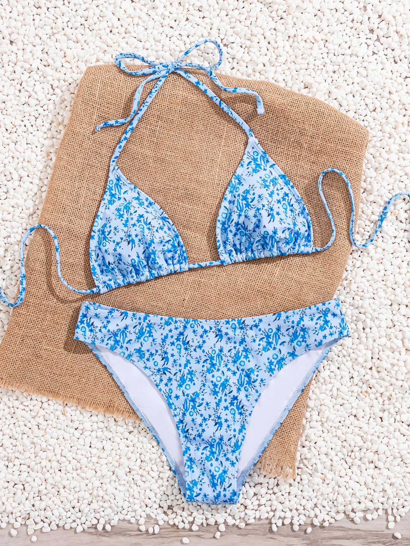 2026 Fashion Sexy Leopard Print Bikini Set for Women, Tie Side String Two Piece Swimsuit, Push Up Beach Bathing Suit, Summer