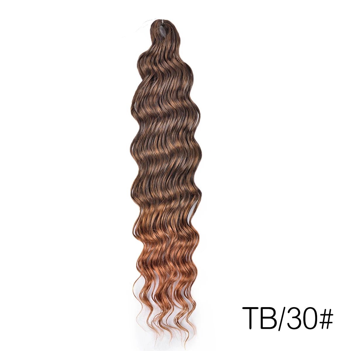 Anna Curl Synthetic Braiding Hair Loose Deep Wave 24 Inch Crochet Hair Extensions Water Wave Twist Pink Color Hair for Women