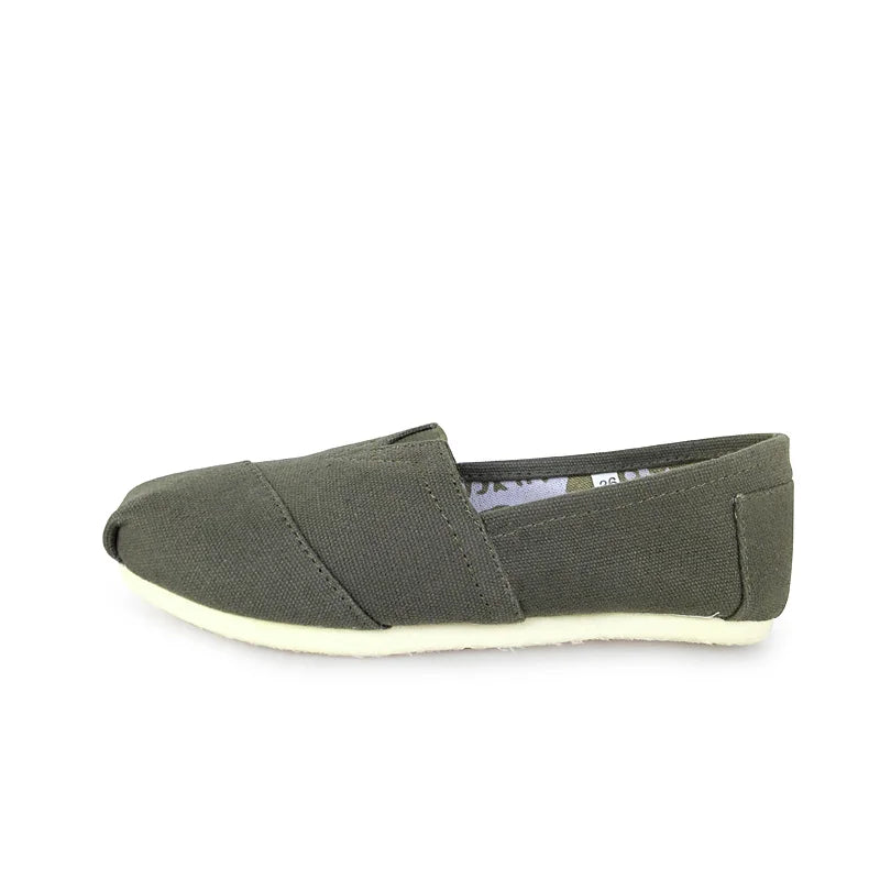 Hot Sale Classic Men Flat Shoes Comfortable Slip On Canvas Shoes Men Casual Loafers Breathable Red Plimsolls Women Walking Shoes