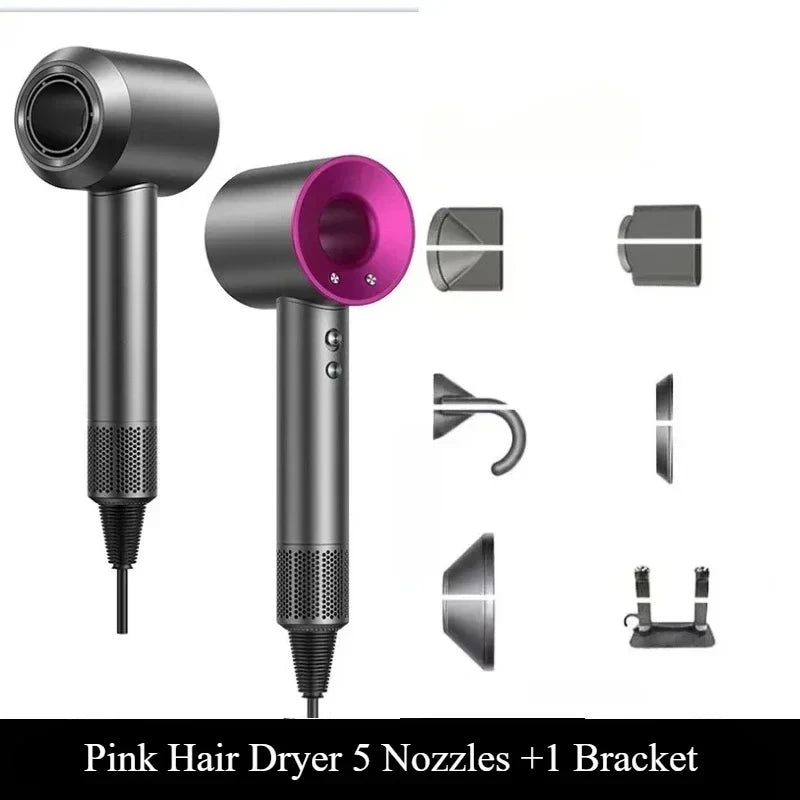 For EU Professional Leafless Hair Dryer, High-Speed Negative Ion 110,000 Rpm, Professional Hair Care, 62M/S Wind, 1600W, Quick