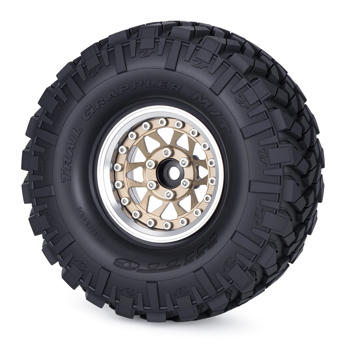 4Pcs 1.9 Aluminum Beadlock Wheel Rims Adjustable Offset 12mm Hex for 1/10 RC Crawler Car TRX4 TRX6 SCX10 90046 GEN7 8 D90 Parts