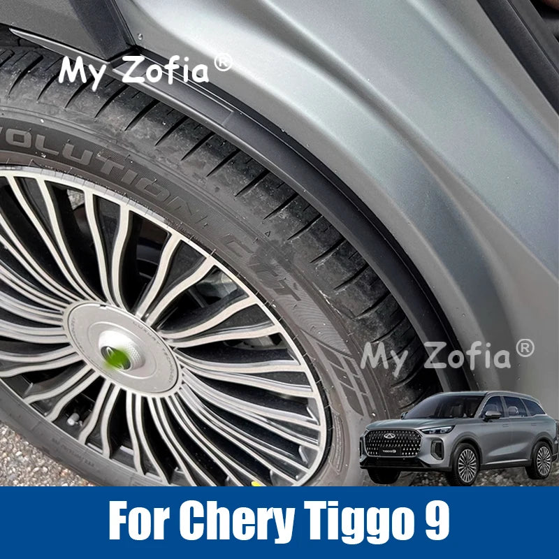 For Chery Tiggo 9 2025 2026 Car Fender Anti Dirt Cover Rear Tire Protection Mudguards Fender Liner Mudflaps Wheel Accessories