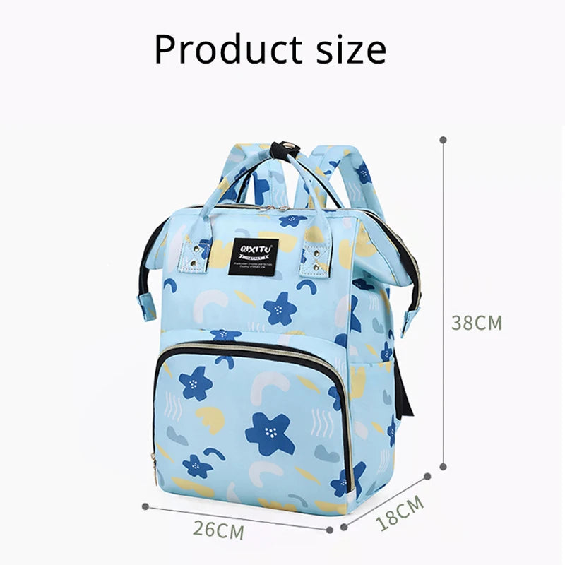 New Fashoin Maternity Bag for Babies Mummy Large Capacity Diaper Bag Backpack Waterproof Outdoor Travel Stroller Baby Cart Bag