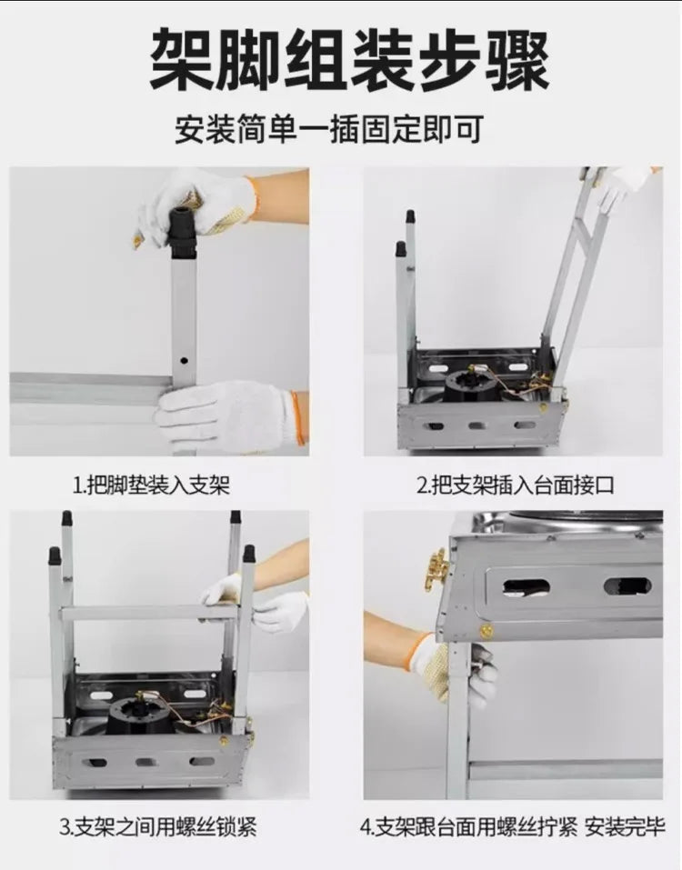 Jiami Commercial High Power Gas Stove Single Burner LPG Natural Gas for Home Use