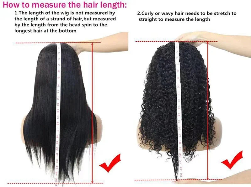 Long Straight Wigs With Bangs Human Hair Fringe 360 Full Lace Front Wig Brazilian Raw Vietnamese Hair Gluless HD Frontal Wigs