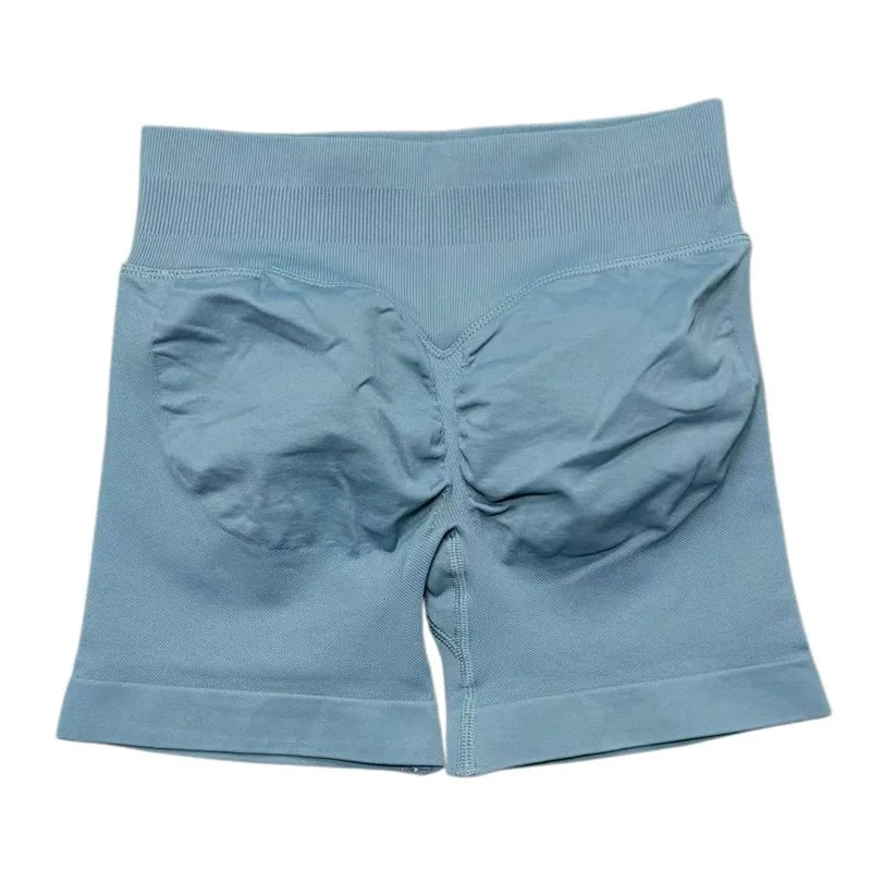 HISTELLO Sports Shorts 4.5‘’ High Waist Women Yoga Workout Shorts Seamless Leggings Stretch Fitness Sweatpants Gym Short