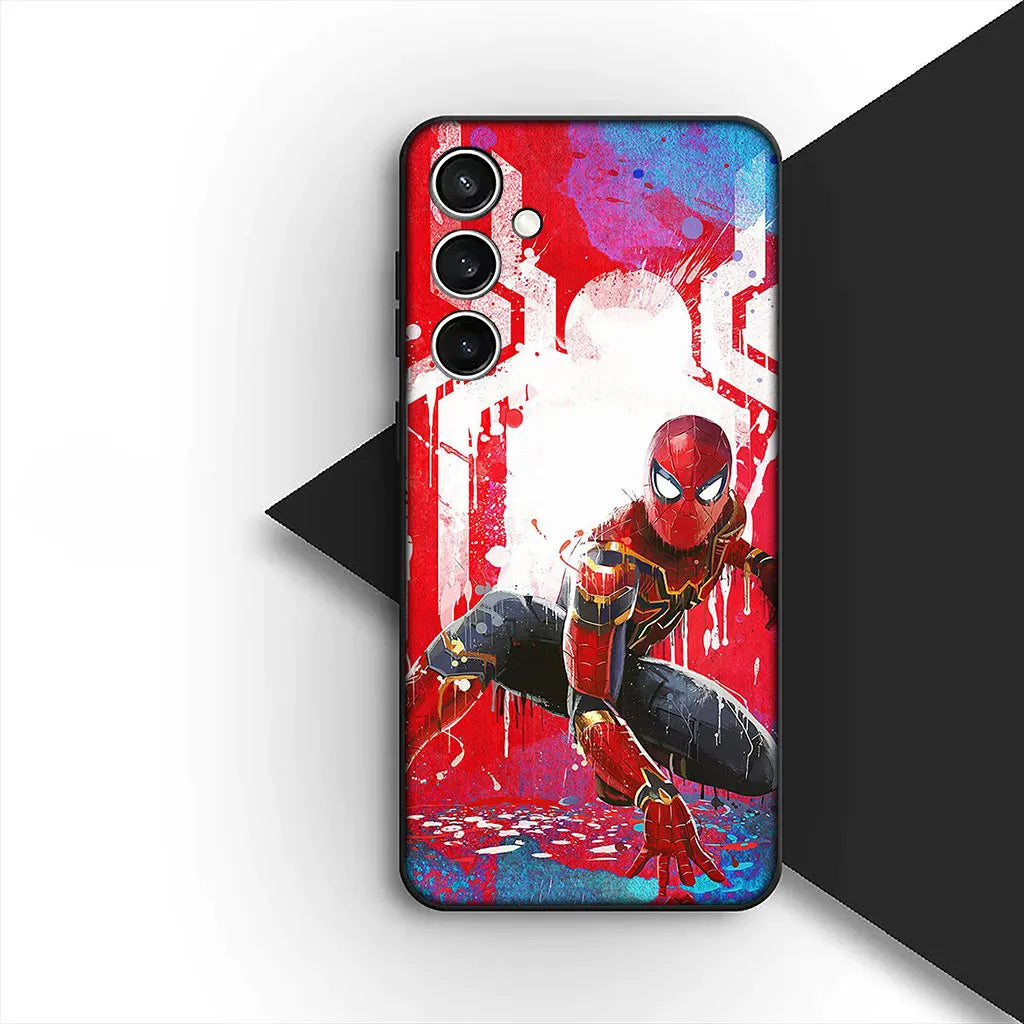 Phone Cover for Motorola Moto G86 G57 E14 E15 G14 G34 G35 G84 G24 A54 G15 Power E22 Casing Soft Case Spider Man Marve Spiderman