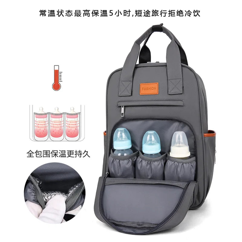Large Capacity Diaper Stroller Bag Mummy Bag Backpack Waterproof Outdoor Travel Maternity Bag Baby Nappy Travel Changing Bags