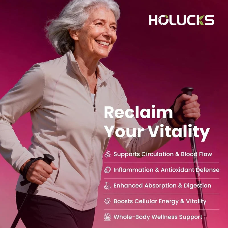 Liposomal Enzyme Blend Capsules Nattokinase Vitamin C B6 Magnesium, Support  Vascular, Enhance Digestion & Circulation  Health