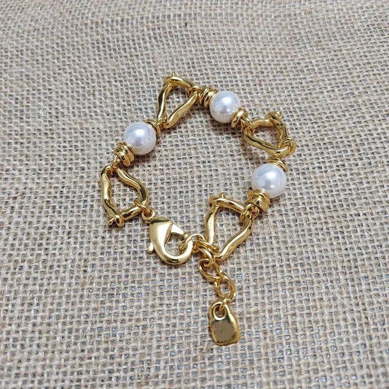 European Style Fashion, Elegant and Exquisite Irregular Pearl Bracelets, Women's Accessories, Gifts, Jewelry Gift Bags