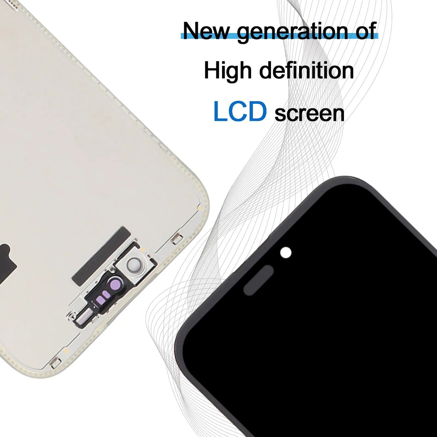 Original JK Brand SOFT OLED Screen  Replacement  LCD Displayfor iPhone 16 Pro Max