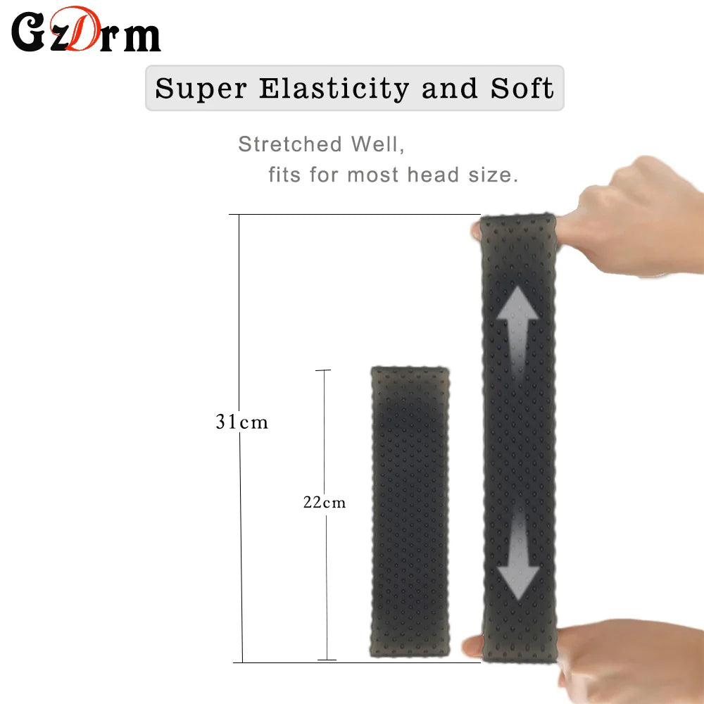 Wig Grip Band Set Adjustable Silicone Wig Headbands Non-Slip Elastic Wig Grip, Sweat-Proof Hold