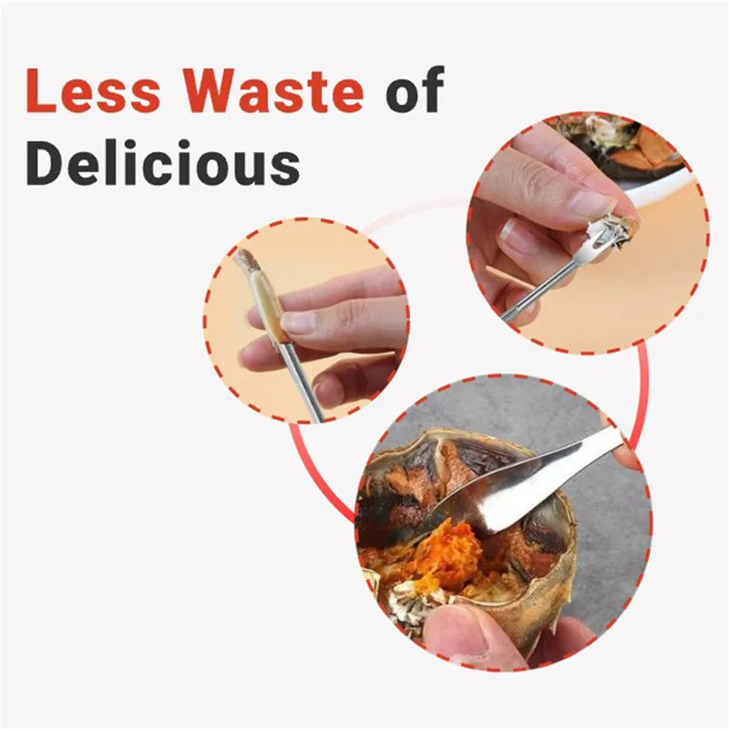 Creative Lobster Cracker Crab Claws Sheller Walnut Clip Sea Food Tool Lobster Clamp Pliers Clip Home Kitchen Seafood Tools 4pcs