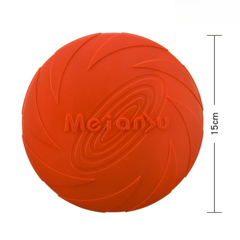 Dog Flying Saucer Interactive Funny Pet Cat Toy Dog Game Flying Discs Resistant Chew Puppy Training  Pet Dog Supplies