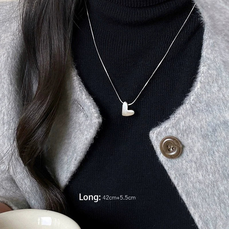 VENTFILLE  925 Sterling Silver Black Agate Necklace for Women Girl Snake Bone Chain Water Drop Jewelry Gift Dropshipping