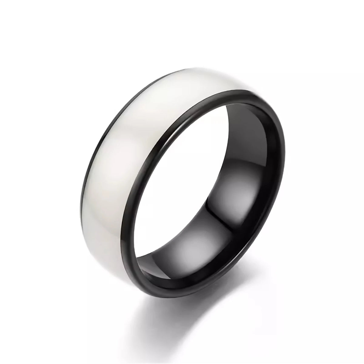 T5577 Chip RFID Black or White Ceramics Smart Finger Rewrite Ring 125KHZ Wear for Men or Women