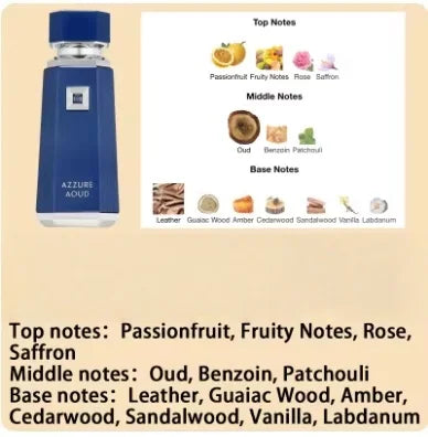 Arab Long Lasting Eau de Parfum Liquid Brun Cocoa Morado Azzure Aoud French Avenue Woody Spicy Vanilla Scent for Men