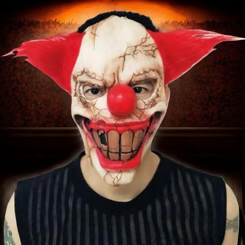 Halloween Various Clown Mask Cosplay Party Mask Latex Masks Helmet NPC Funny Prank Scare Headgear Bar Party Costume Props Mask