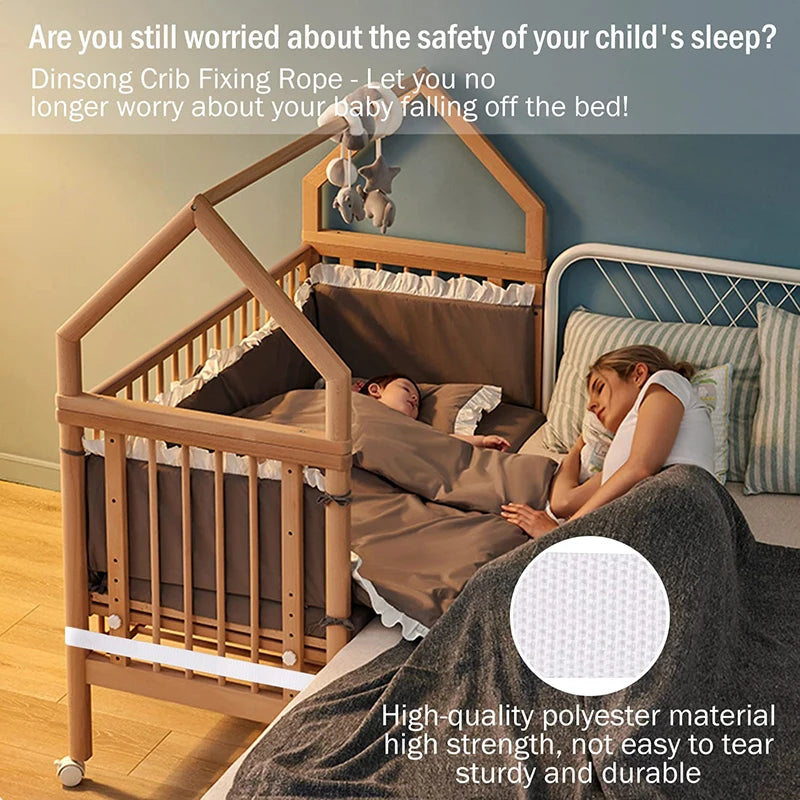 1PC Bed Connector Mattress Strap Belt Sheet Baby Fixing Fasteners Holder Crib Bridge Ropes Straps Twin Connecting Twins Fixation