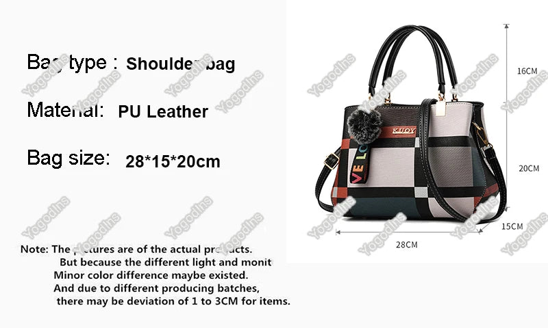 Luxury Vintage Shoulder Bags For Women Multi-Pocket Pu Leather Crossbody Bag Messenger Handbag Totes Purse bolsa feminina