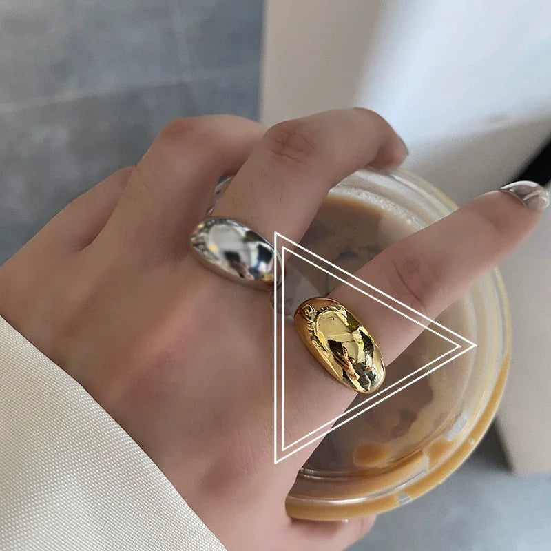 VENTFILLE 925 Sterling Silver Geometric Line Cross Wrap Open Ring For Women Gift Irregular Punk Adjustable Jewelry Dropshipping