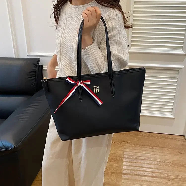 Vintage Elegant Diaper Bag: Luxury Crossbody Handbag For Women With Designer Letter Logo And Large Capacity Tote Function