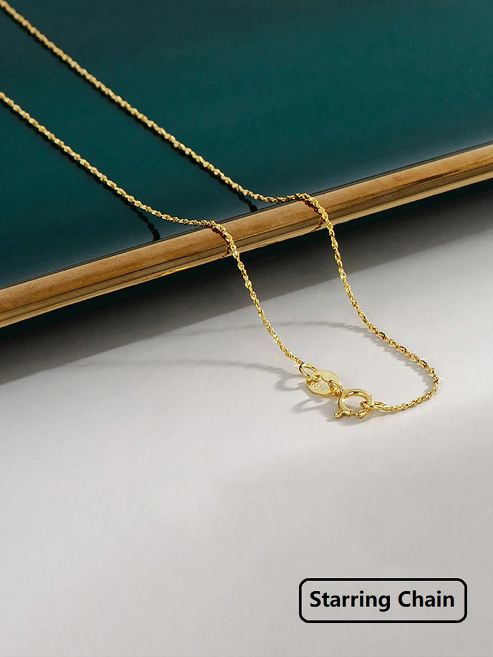 GRA 40cm 45cm Minimalist Female Necklace for Women on Neck Real 925 Sterling Silver Chain Necklaces Girls Fashion Fine Jewelry