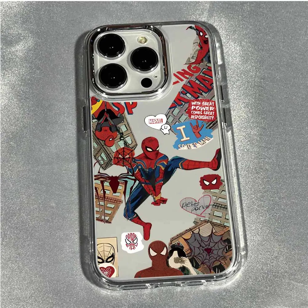 Cool Y-Spiders M-Man Phone Case For iPhone 17 16e 16 15 14 13 12 11 mini Pro Max X XR XSMAX 8 7 Air Plus Transparent Soft Cover