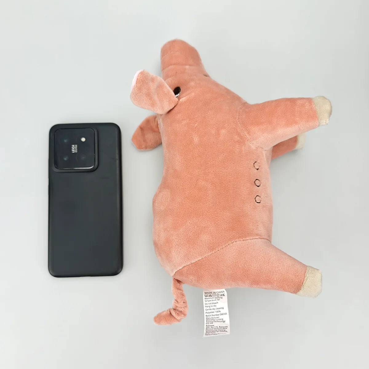 A Cute Pig Design Pet Teeth Grinding Plush Toy, Bite Resistant Interactive Dog Toy Supply
