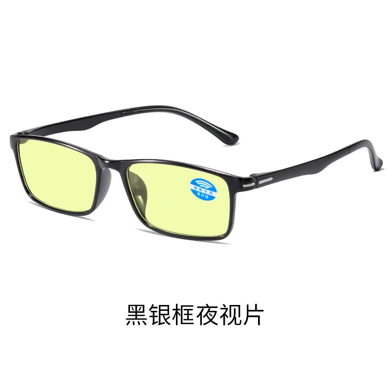 Smart Automatic Zoom Eyeglasses Anti-Blue Light Reading Glasses Men Women Optical Spectacle Intelligent zoom+1.0 to+6.0 Eyeglass