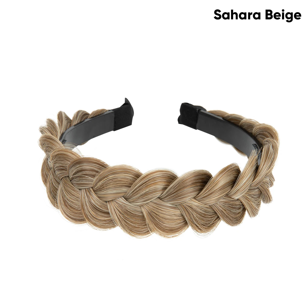 SARLA High-Quality Synthetic Fiber Braided Headband Wig, Fishtail Braid Headband, Bohemian Style Women's Hair Accessory Wig, sui